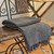 Handmade Solid Throw Blanket 'Grey Dove'