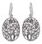 Sterling silver dangle earrings 'Flowering Tree' Sterling silver dangle earrings 'Flowering Tree'
