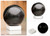 Black Onyx Sphere Sculpture on White Calcite Base 'Night World' Black Onyx Sphere Sculpture on White Calcite Base 'Night World'