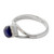 Artisan Crafted India Unisex Silver Ring with Lapis Lazuli 'Regal Blue' Artisan Crafted India Unisex Silver Ring with Lapis Lazuli 'Regal Blue'