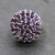 Handmade Amethyst Cluster Ring 'Jacaranda'