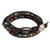 Multi-colored Jasper and Leather Wrap Bracelet 'Inner Nature' Multi-colored Jasper and Leather Wrap Bracelet 'Inner Nature'