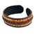 Artisan Crafted Leather Cuff Bracelet for Men 'Desert Warrior'