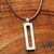 Thai Brushed Silver Necklace 'View' Thai Brushed Silver Necklace 'View'