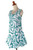 Sleeveless Cotton Sundress with Scuba Blue Blossoms 'Balinese Paradise' Sleeveless Cotton Sundress with Scuba Blue Blossoms 'Balinese Paradise'