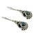 Sterling Silver Earrings Handcrafted with Blue Turquoise 'Blue Rapture'