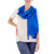 Blue Cotton Hand Woven Scarf 'Ocean Freshness' Blue Cotton Hand Woven Scarf 'Ocean Freshness'