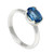 Fair Trade Blue Topaz Solitaire Ring 2 cts 'Pacific Glory' Fair Trade Blue Topaz Solitaire Ring 2 cts 'Pacific Glory'