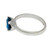 Fair Trade Blue Topaz Solitaire Ring 2 cts 'Pacific Glory' Fair Trade Blue Topaz Solitaire Ring 2 cts 'Pacific Glory'