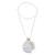 Large Maya Eclipse Lilac and Black Jade Silver Necklace 'Lilac Quetzal Eclipse' Large Maya Eclipse Lilac and Black Jade Silver Necklace 'Lilac Quetzal Eclipse'