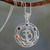 6.3 Cts Multi-gemstone Medallion Necklace 'Om Magnificence'