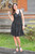 Balinese Black Cotton Knee Length Sundress 'Balinese Night' Balinese Black Cotton Knee Length Sundress 'Balinese Night'