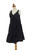 Balinese Black Cotton Knee Length Sundress 'Balinese Night' Balinese Black Cotton Knee Length Sundress 'Balinese Night'