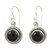 Fair Trade Sterling Silver and Onyx Earrings 'Universal' Fair Trade Sterling Silver and Onyx Earrings 'Universal'