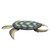 Handmade Green Turtle Wall Sculpture 'Sea Turtle'