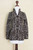 Brown Beige Patterned Knit Alpaca Jacket Sweater 'Andes Camouflage'