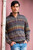 Peruvian 100% Alpaca Men's Sweater with Zipper 'Traveler'