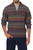 Peruvian 100% Alpaca Men's Sweater with Zipper 'Traveler'