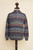 Peruvian 100% Alpaca Men's Sweater with Zipper 'Traveler'
