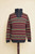 Multicolor Men's Alpaca Sweater with a Zipper Turtleneck 'Earth Tribute' Multicolor Men's Alpaca Sweater with a Zipper Turtleneck 'Earth Tribute'