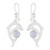 Handmade Silver Dolphin Earrings with Lilac Maya Jade 'Lilac Dolphin' Handmade Silver Dolphin Earrings with Lilac Maya Jade 'Lilac Dolphin'