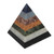 Artisan Crafted Seven Gem Pyramid Sculpture from the Andes 'Positive Spirituality' Artisan Crafted Seven Gem Pyramid Sculpture from the Andes 'Positive Spirituality'