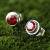 Genuine Garnet and Sterling Silver Stud Earrings from Bali 'Red Simplicity' Genuine Garnet and Sterling Silver Stud Earrings from Bali 'Red Simplicity'