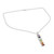 Indian Seven-Gemstone Chakra Necklace in 925 Sterling Silver 'Chakra Balance'