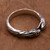 Sterling Silver Wrap Ring Snake Jewelry for Women 'Romantic Vipers'
