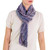 Artisan Crafted Rayon Chenille Scarf from Guatemala 'Highland Jacaranda' Artisan Crafted Rayon Chenille Scarf from Guatemala 'Highland Jacaranda'
