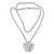 Three-dimensional Butterfly on Sterling Silver Necklace 'Graceful Butterfly' Three-dimensional Butterfly on Sterling Silver Necklace 'Graceful Butterfly'