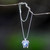 Handcrafted Blue Mabe Pearl Silver Pendant Necklace 'Turtle in the Sea' Handcrafted Blue Mabe Pearl Silver Pendant Necklace 'Turtle in the Sea'
