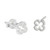 Thai Fair Trade Sterling Stud Earrings 'Four-Leaf Clover' Thai Fair Trade Sterling Stud Earrings 'Four-Leaf Clover'