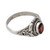 Traditional Style Silver and Garnet India Cocktail Ring 'Traditional Romantic' Traditional Style Silver and Garnet India Cocktail Ring 'Traditional Romantic'