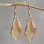 Handcrafted Filigree Gold Vermeil Earrings 'Emerging'