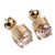 Andean Handcrafted Gold Vermeil Earrings with Crystal Quartz 'Touch of Radiance'