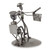 Recycled Metal and Auto Part Filmmaker Sculpture from Mexico 'Rustic Film Director'