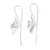 Artisan Crafted Floral Sterling Silver Drop Earrings 'Petal Radiance' Artisan Crafted Floral Sterling Silver Drop Earrings 'Petal Radiance'