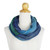Artisan Crafted 100% Cotton Infinity Scarf from Thailand 'Misty Skies'
