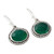 Lush Green Onyx on Sterling Silver Earrings from India 'Green Transformation' Lush Green Onyx on Sterling Silver Earrings from India 'Green Transformation'
