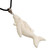 Hand Made Bone Pendant Necklace Whales from Indonesia 'Loving Whales'