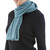 Knitted Unisex Scarf in Celadon 100% Alpaca from Peru 'Celadon Braid' Knitted Unisex Scarf in Celadon 100% Alpaca from Peru 'Celadon Braid'