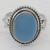 Blue Chalcedony and Sterling Silver Cocktail Ring from India 'Sky Reverie' Blue Chalcedony and Sterling Silver Cocktail Ring from India 'Sky Reverie'