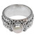 Cultured Pearl Single-Stone Ring from Indonesia 'Swirling Serenity'