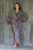 Sienna Purple Floral Batik on Rayon Long Robe from Indonesia 'Floral Mansion' Sienna Purple Floral Batik on Rayon Long Robe from Indonesia 'Floral Mansion'