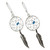 Sterling Silver Dream Catcher Dangle Earrings from Thailand 'Catching a Dream'
