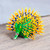 Yellow and Green Copal Wood Alebrije Porcupine Sculpture 'Cute Porcupine' Yellow and Green Copal Wood Alebrije Porcupine Sculpture 'Cute Porcupine'