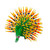 Yellow and Green Copal Wood Alebrije Porcupine Sculpture 'Cute Porcupine' Yellow and Green Copal Wood Alebrije Porcupine Sculpture 'Cute Porcupine'