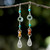 Beaded Dangle Earrings with Jade and Hill Tribe Silver 'Hill Tribe Adventure' Beaded Dangle Earrings with Jade and Hill Tribe Silver 'Hill Tribe Adventure'