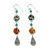 Beaded Dangle Earrings with Jade and Hill Tribe Silver 'Hill Tribe Adventure' Beaded Dangle Earrings with Jade and Hill Tribe Silver 'Hill Tribe Adventure'